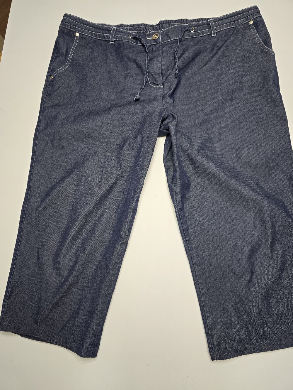 TanJay Dark Blue 16 Petite Capris